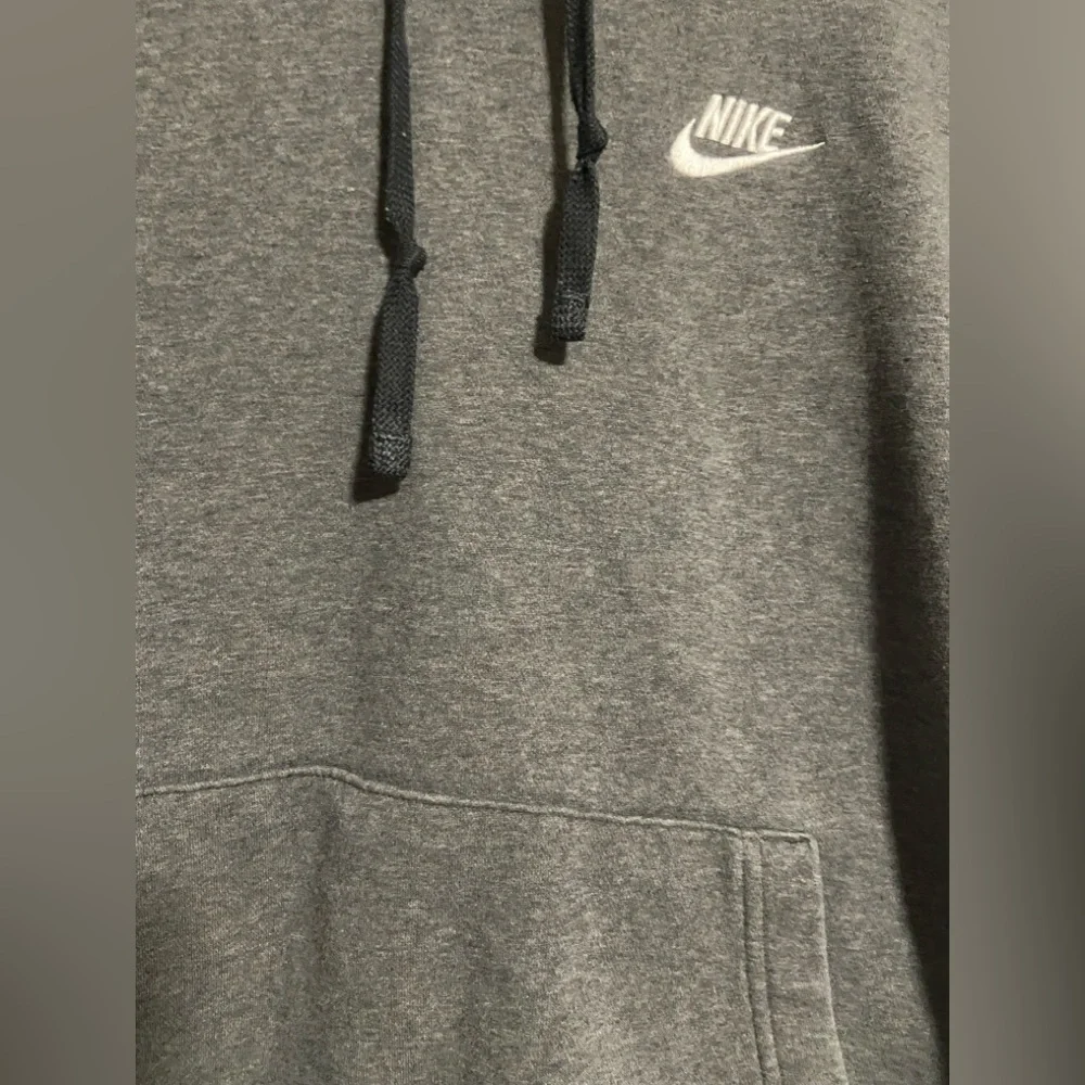 Nike Gray fleece lined Hoodie mens small